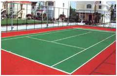羽毛球场地坪