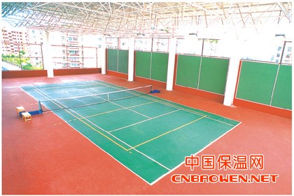 弹性PU篮球场地坪
