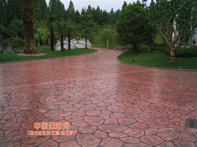 景观人行道,印花地面,艺术地坪,压模地坪