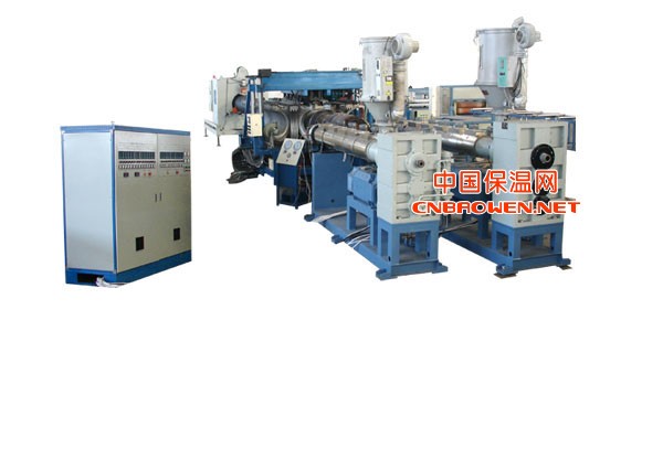 HDPE双壁波纹管材生产线