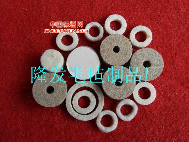 毛毡密封垫，毛毡密封圈，背胶毛毡条
