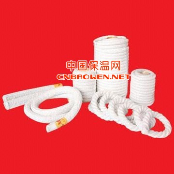供应高温硅酸铝陶瓷纤维制品，陶瓷纤维方编绳