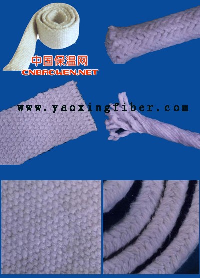工厂直销防火耐火隔热保温用陶瓷纤维纺织品，布，绳等