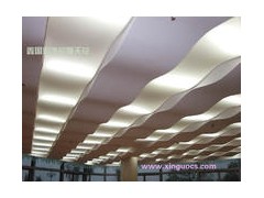 鑫国彩饰软膜天花 喷绘天花 艺术造型天花 
