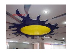 鑫国彩饰软膜天花 喷绘天花 艺术造型天花 

