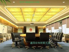 鑫国彩饰软膜天花 喷绘天花 艺术造型天花 
