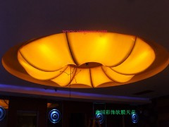 鑫国彩饰软膜天花 喷绘天花 艺术造型天花 
