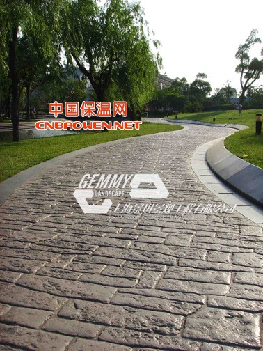 厂家直销 彩色压模地坪、压花地坪材料