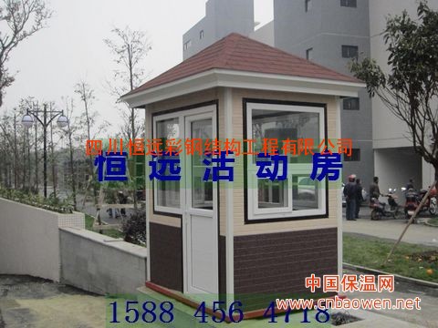 成都金属雕花板岗亭豪华艺术岗亭商务岗亭异型岗亭设计安装公司