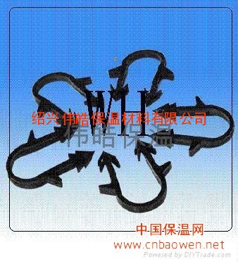 供应绍兴地暖材料卡钉、挤塑板、反射膜、弯管、丝网