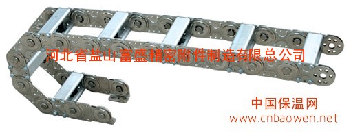 拖链及穿线设备[单柱立式车床专用超长行程移动钢铝拖链]