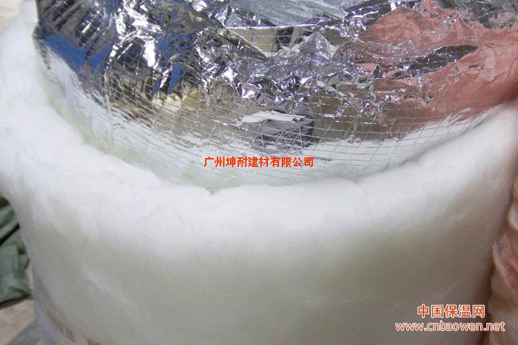 新型玻璃白棉毡 坤耐铝箔贴面白棉 超细玻璃棉