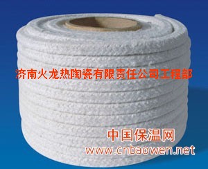 供应硅酸铝陶瓷纤维绳，密封陶瓷纤维绳，陶瓷纤维纺织品厂家