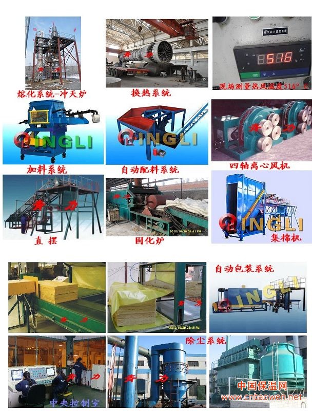 供应青力牌20000吨岩棉生产线