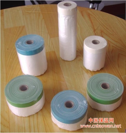 美纹纸喷漆遮蔽膜 布基遮蔽膜