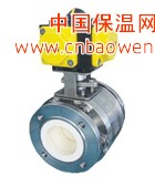 Q641TC气动陶瓷球阀+雅金1