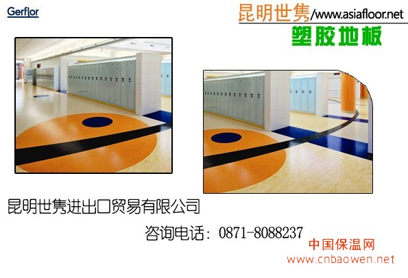 塑胶地板品牌 儿童色彩 PVC地板价格