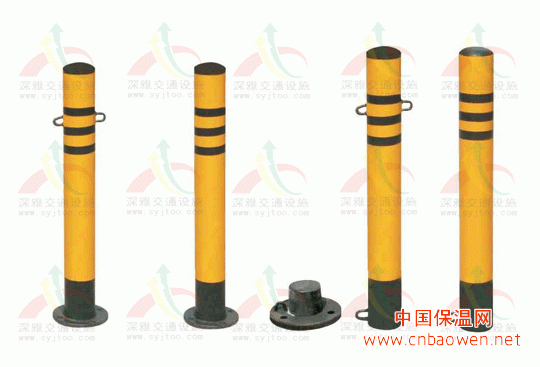 订做各种规格固定桩 广州安装防护桩 活动式隔离桩