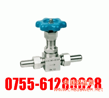 外螺纹针型阀J23W-64P