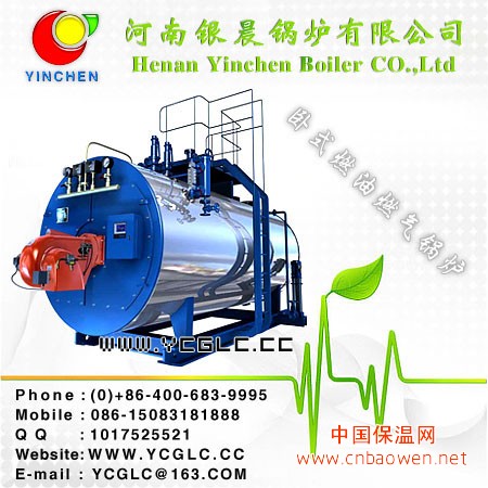 太康锅炉厂LSS-WNS燃油燃气蒸气锅炉