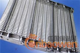 带链条的输送带，鑫发网链厂生产不锈钢输送网带