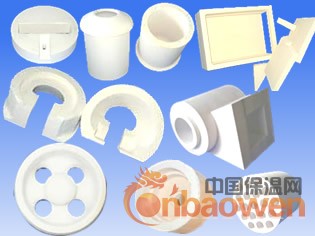 供应陶瓷纤维异形件 异型垫片 帽口管壳 高温法兰密封垫片