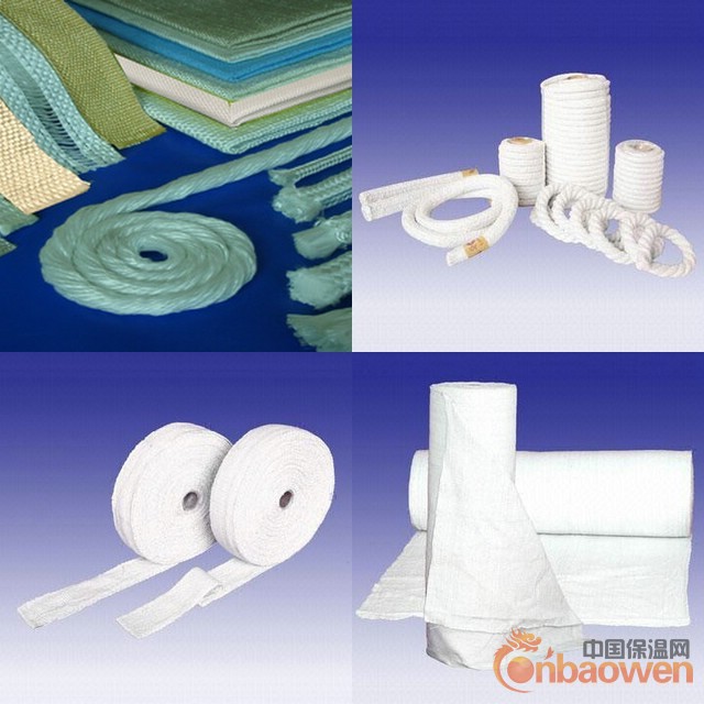 陶瓷纤维布带圆编绳扭绳方编绳纤维纱纤维套管