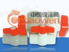 供应各种PVC球阀（平口、螺纹）图1