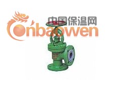 J44CF46-16型角式截止阀振星四氟图1