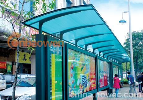 供应公交站牌挡板透明3mmPC耐力板