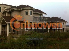采用优质的玻璃纤维毡为胎基和优质石油沥青和优质的彩砂所制造的图2