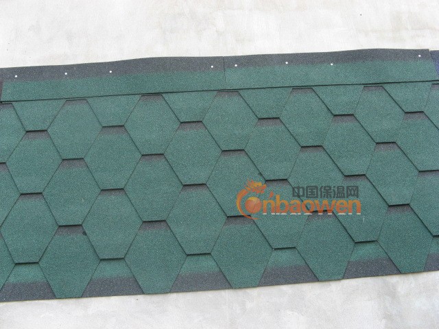 大量供应马赛克六角型沥青瓦