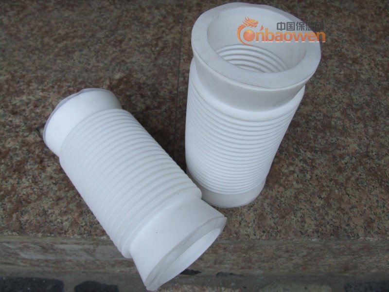 供应纯四氟白色波纹管