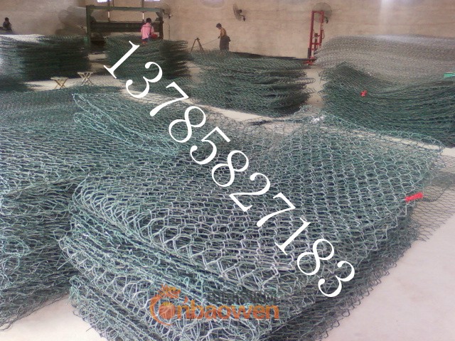 PVC包塑石笼网 河道护坡雷诺护垫 水利工程格宾网 格宾