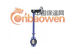 对夹式蜗轮传动软密封蝶阀、加长杆蝶阀、双向密封蝶阀图2