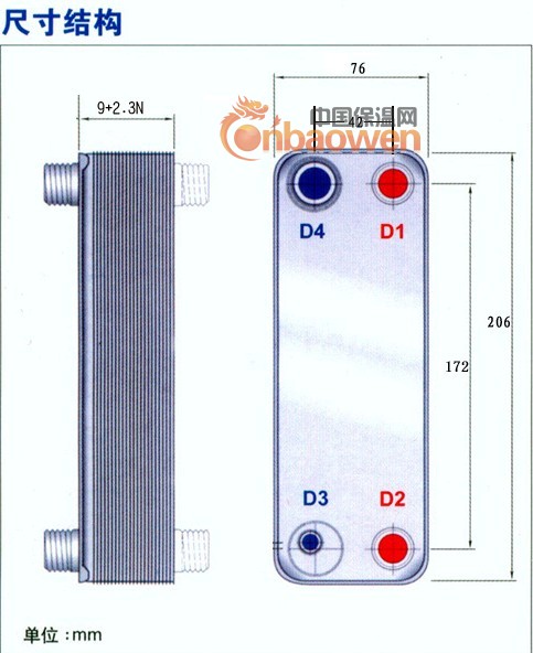 供应盘锦钎焊及可拆换热器