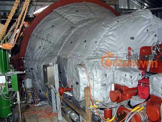 可重复用燃机保温被