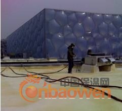 水立方聚氨酯喷涂工程