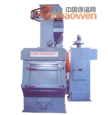 明特现货履带式表面除锈机、悬链表面处理机