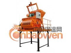 鄭州銘泰機械低價供應JS500混凝土攪拌機免燒磚機