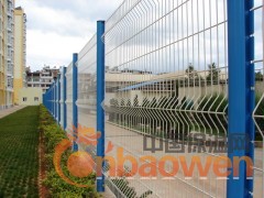 供应小区围栏，小区围栏价格，桃型柱围栏，护栏网生产厂家图2