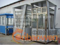 铝塑板岗亭厂家，复合板岩棉岗亭，复合板防火岗亭图2