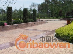 河南压模艺术地坪|压模仿古地坪|透水地坪施工|压花地坪图3
