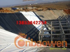 福建鱼塘防水布￡垃圾场防渗隔根层】阻根刺防渗膜图2