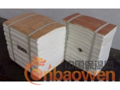 煤矸石隧道窑吊顶保温棉硅酸铝陶瓷纤维折叠块 含锆模块图2