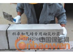 广东广州/深圳/佛山/东莞/茂名/湛江加气砖专用砌筑砂浆图2