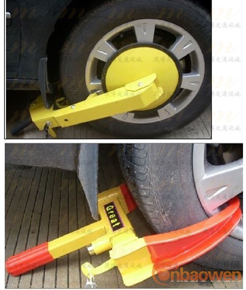 通用车轮锁经销商 汽车轮胎锁汽车交通