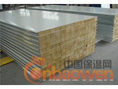 彩钢岩棉复合板 活动房专用夹芯板 隔音、防火、防腐蚀图2