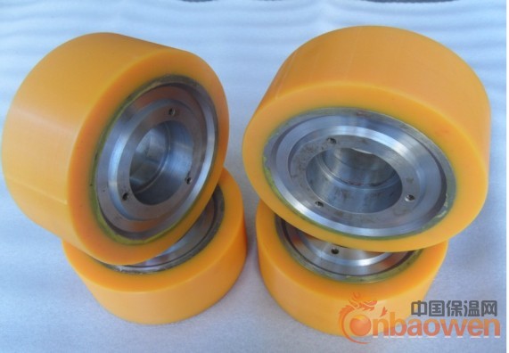 供应天津聚氨酯胶轮，滚轮包胶，传动轮包胶，PU包胶轮