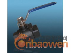 铸钢/不锈钢二片式内螺纹球阀图2